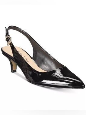 EXTRA WIDE Bella Vita Scarlett II Kitten-Heel Slingback Pumps 9WW
